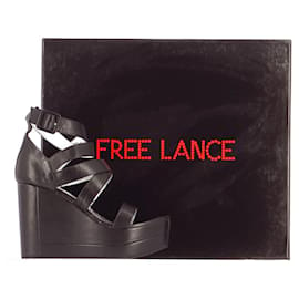 Free Lance-Sandalen-Schwarz