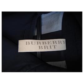 Burberry Brit-Burbery Brit chaquetón talla S-Azul marino