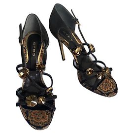 Etro High Sandals Black