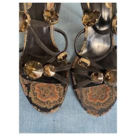 Etro-Etro High Sandals-Black