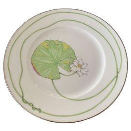 Hermès 6 Nil Platine dessert plates White