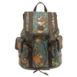 GUCCI x Disney Donald Duck Medium Backpack / GG Supreme / Backpack / PVC / BEG / Total Pattern Beige