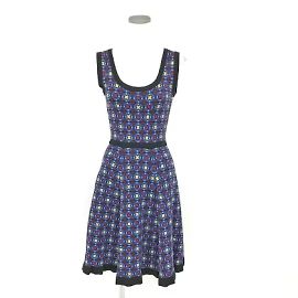 Philosophy di Lorenzo Serafini *PHILOSOPHY Lorenzo Serafini Knit Dress Size I38 ◆ Multicolor / Total Pattern / Sleeveless Multiple colors