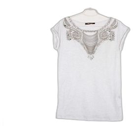 Camiseta Roberto Cavalli. Cinza