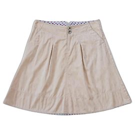 Gonna midi a trapezio in cotone rosa Marc Jacobs Rosa