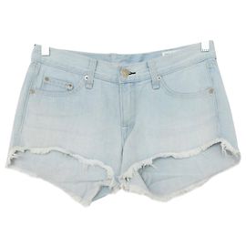 Rag & Bone The Cut Off Short em Ashling Azul