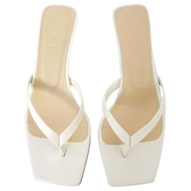 Aeyde-Aeyde Wilma creamy nappa sandals-Cream