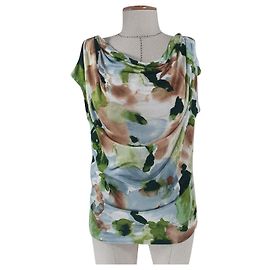Camicetta Vera Wang Simply in Raion Multicolore