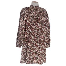 Autre Marque Abito in cotone multicolore Multicolore