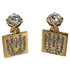 MIU MIU ORECCHINI / boucles d'oreilles Doré