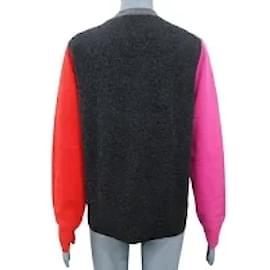 Céline-*CELINE Crew Neck Knit Tops Clothing Apparel Fashion Sweater Ash-Other
