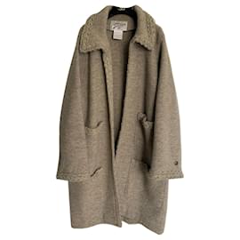 Chanel-Coats, Outerwear-Grey