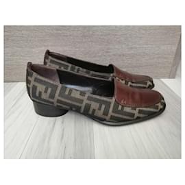 Fendi-Lace ups-Brown