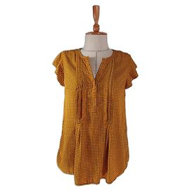 Top Tommy Hilfiger Jaune Polyester M Jaune
