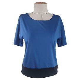 Wolford Top Black Blue Polyester Size M Black Blue