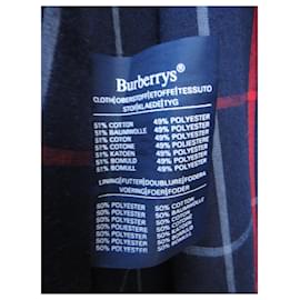 Burberry-Burberry women's vintage raincoat t 40-Navy blue