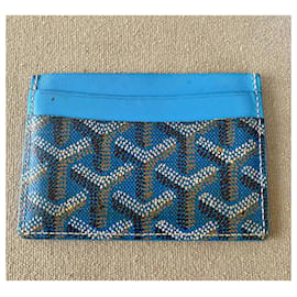 Goyard-Portador de cartão Saint Sulpice-Azul