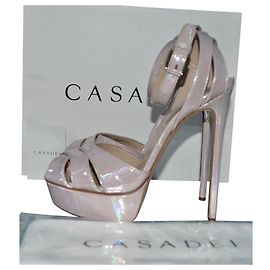 sandalias casadei plataforma nuevas Rosa