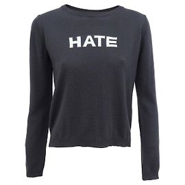 Loiza Patrizia Pepe Hate-Pullover in Dunkelgrau XS Dunkelgrün