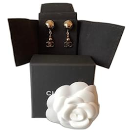 Chanel-Earrings-Gold hardware