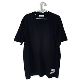 Camiseta Jil Sander negra de algodón Negro