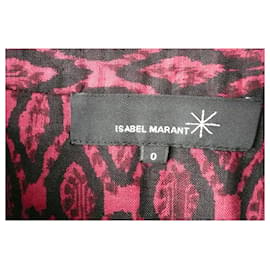 Isabel Marant Etoile-ISABEL MARANT ETOILE Mini jupe soie T0 NEUVE-Rouge