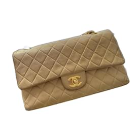 Chanel-Patta media foderata vintage-Beige