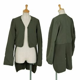 *COMME des GARCONS Schwalbenschwanz-Militärfutterjacke Khaki S Khaki