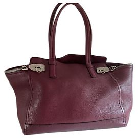 Salvatore Ferragamo Large Salvatore Ferragomo handbag Dark red