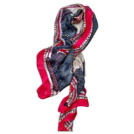 Pañuelo de seda Louis Vuitton Mapamundi Monograma Multicolor