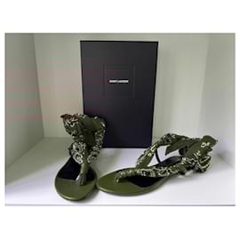 Saint Laurent-Sandals-Red