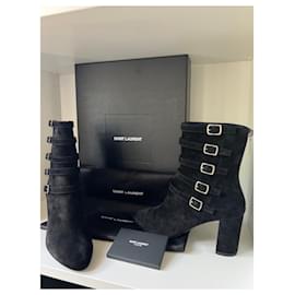 Saint Laurent-Ankle Boots-Black