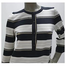 Chanel-Chanel Striped Silk Tunic-dress Casual Dress-Multiple colors