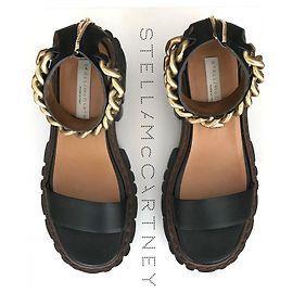 Stella Mc Cartney Sandali Stella McCartney Emilie in pelle vegana nera Nero