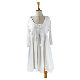 Autre Marque Robe Hunky Dory en coton blanc Taille L Blanc