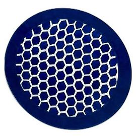 Hermès HERMES Paris: Dish/Cake plate "Bleu d'ailleurs" model in blue and white porcelain. White Blue