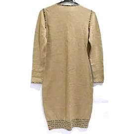 Fendi-*FENDI Marron 42 taille Laine marque vêtements robe accessoires-Marron