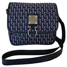 Yves Saint Laurent-Handbags-Beige,Navy blue