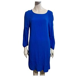 Diane Von Furstenberg Robe Eribec DvF bleu roi Bleu