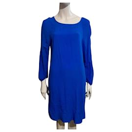 Diane Von Furstenberg-Royal blue Eribec DvF dress-Blue