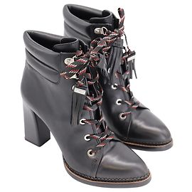 Sam Edelman Bottines à Lacets Sondra en Cuir Noir Noir