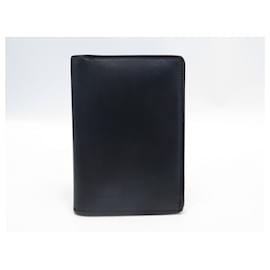 JM Weston-JM WESTON WALLET IN NAVY NAVY BLUE LEATHER CARD HOLDER + WALLET BOX-Navy blue
