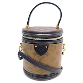 Louis Vuitton-NEW LOUIS VUITTON CANNES M HANDBAG43986 MONOGRAM CANVAS REVERSE BAG-Brown