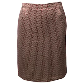 Etro-Etro Geometric Print Knee Length Skirt in Multicolor Silk-Multiple colors