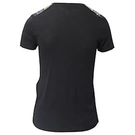 Maje-Maje Tatillon T-Shirt Orné Coton Noir-Noir