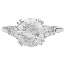 inconnue Diamant-Ring 2 Karat, Platin. Andere