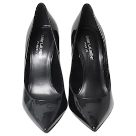 Saint Laurent-Zapatos de Salón Opyum de Saint Laurent en Charol Negro-Negro