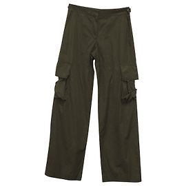 Pantalones cargo Helmut Lang de algodón verde caqui Verde Caqui