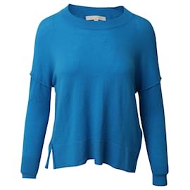Maje-Maje Manoel Sweater in Blue Cashmere-Blue