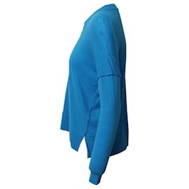Maje-Suéter Maje Manoel em Cashmere Azul-Azul